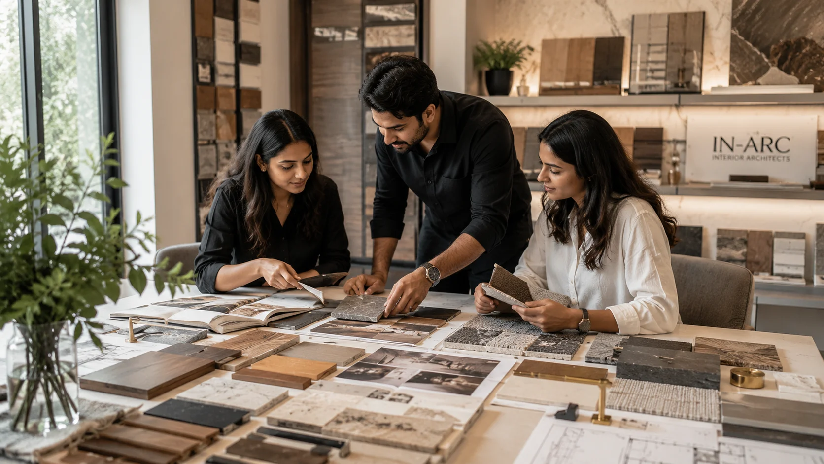 Selecting premium interior materials