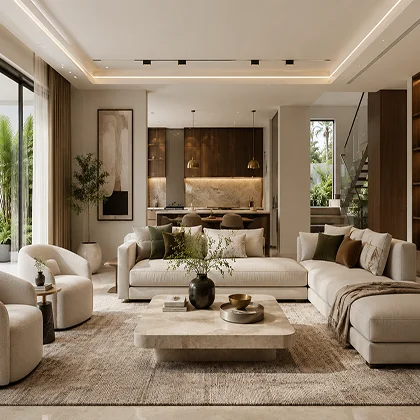 Luxury bedroom interior
