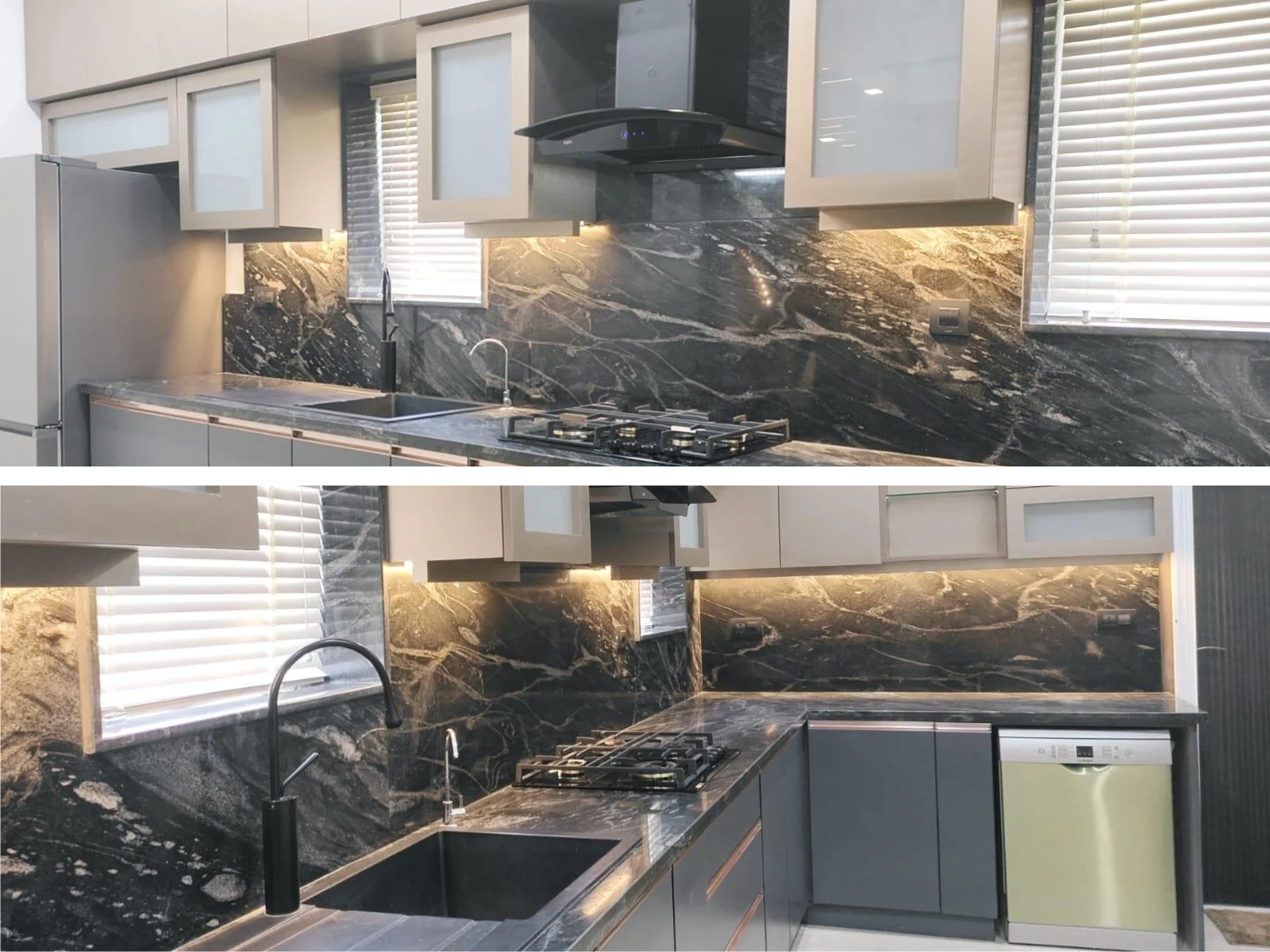 Kitchen interior design at Bliss Villa 1