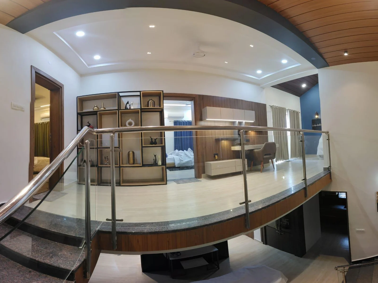 Staircase & Landing interior design at Bliss Villa 1