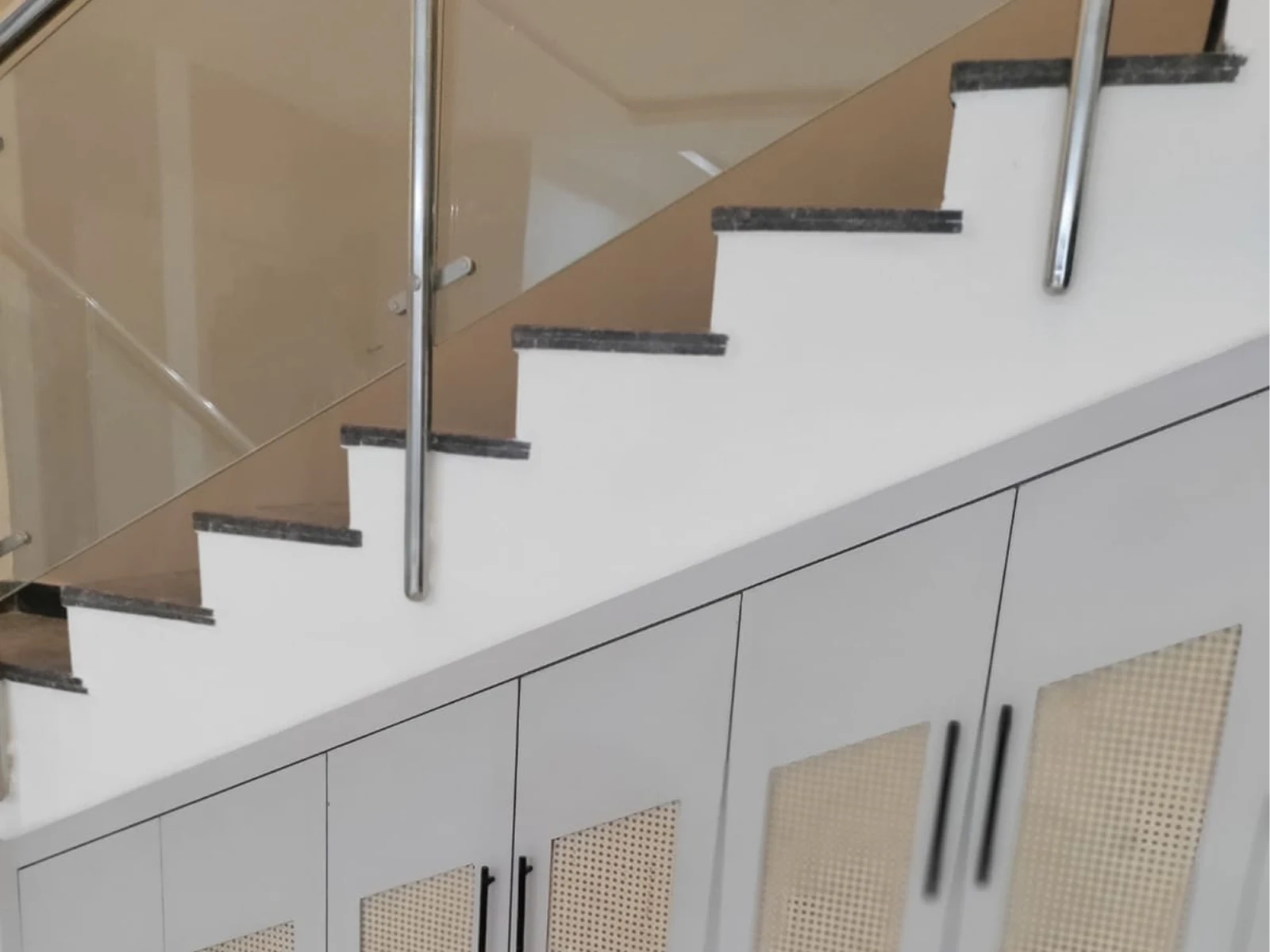 Staircase & Integrated Storage interior design at Bliss Villa 84