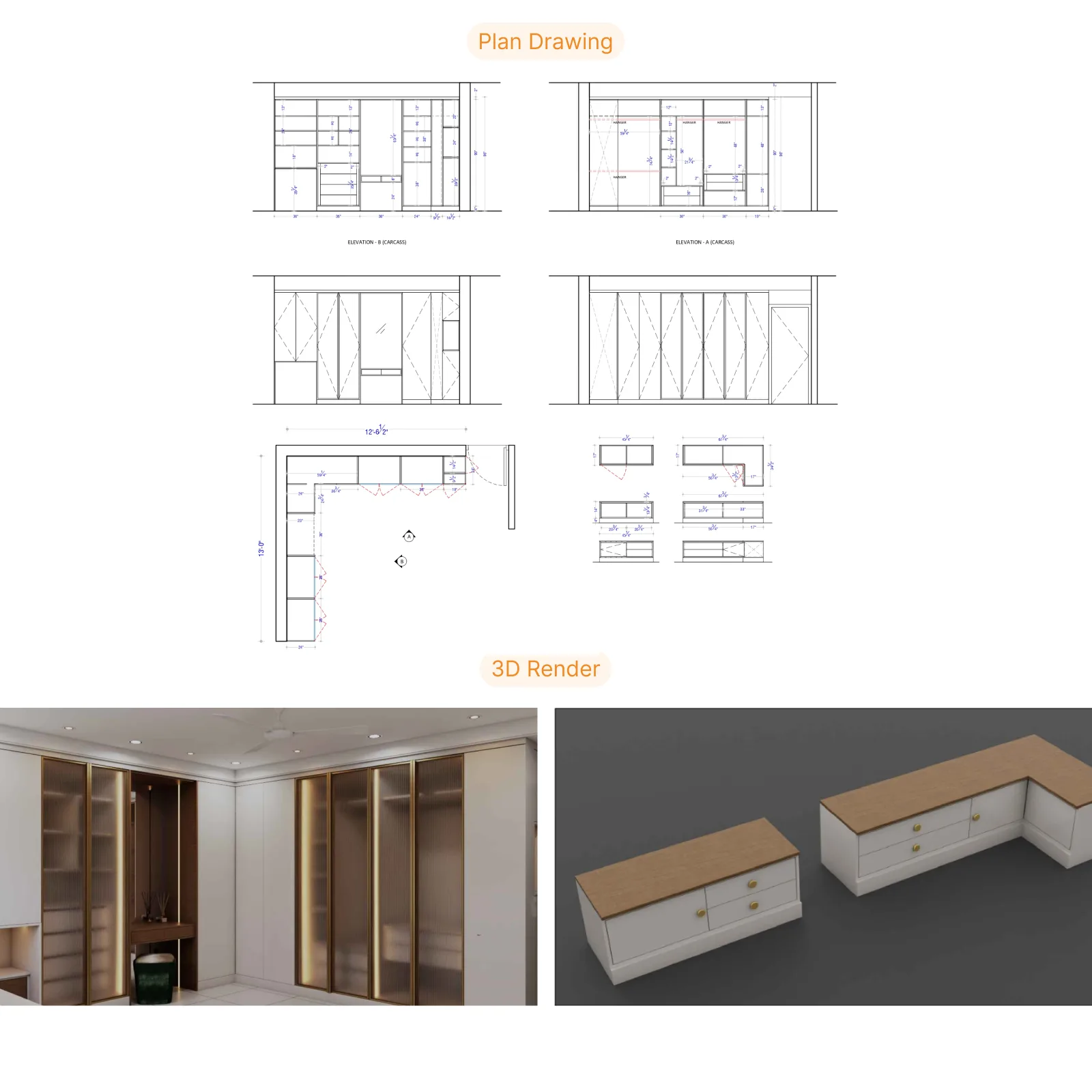 Master Bedroom interior design at Medha Residency 3BHK renovation