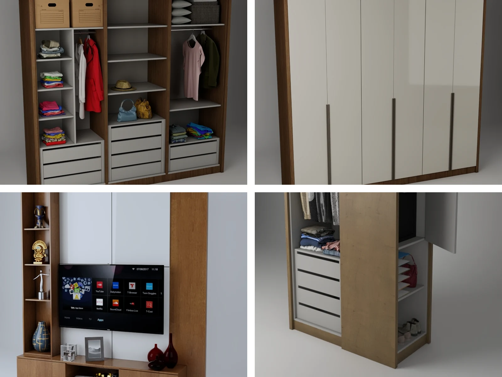 Storage & Furniture Details at Dr. Sandeep Saboo - 3BHK Renovation