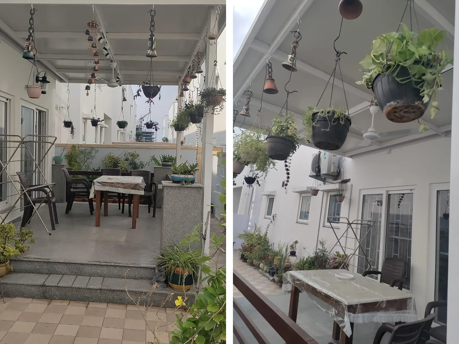 Outdoor Courtyard interior design at IRIS Villa 138