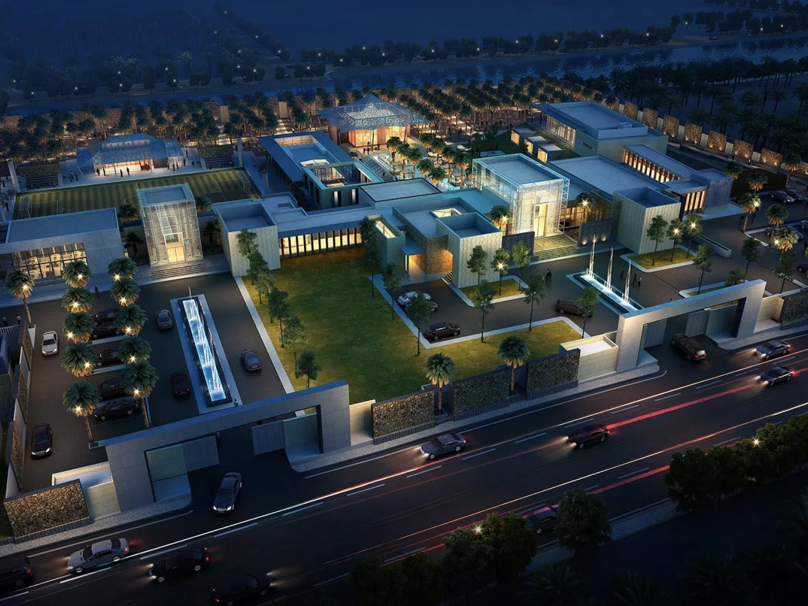 Resort Exterior Aerial View - Fawaz Al Rahzi Resort