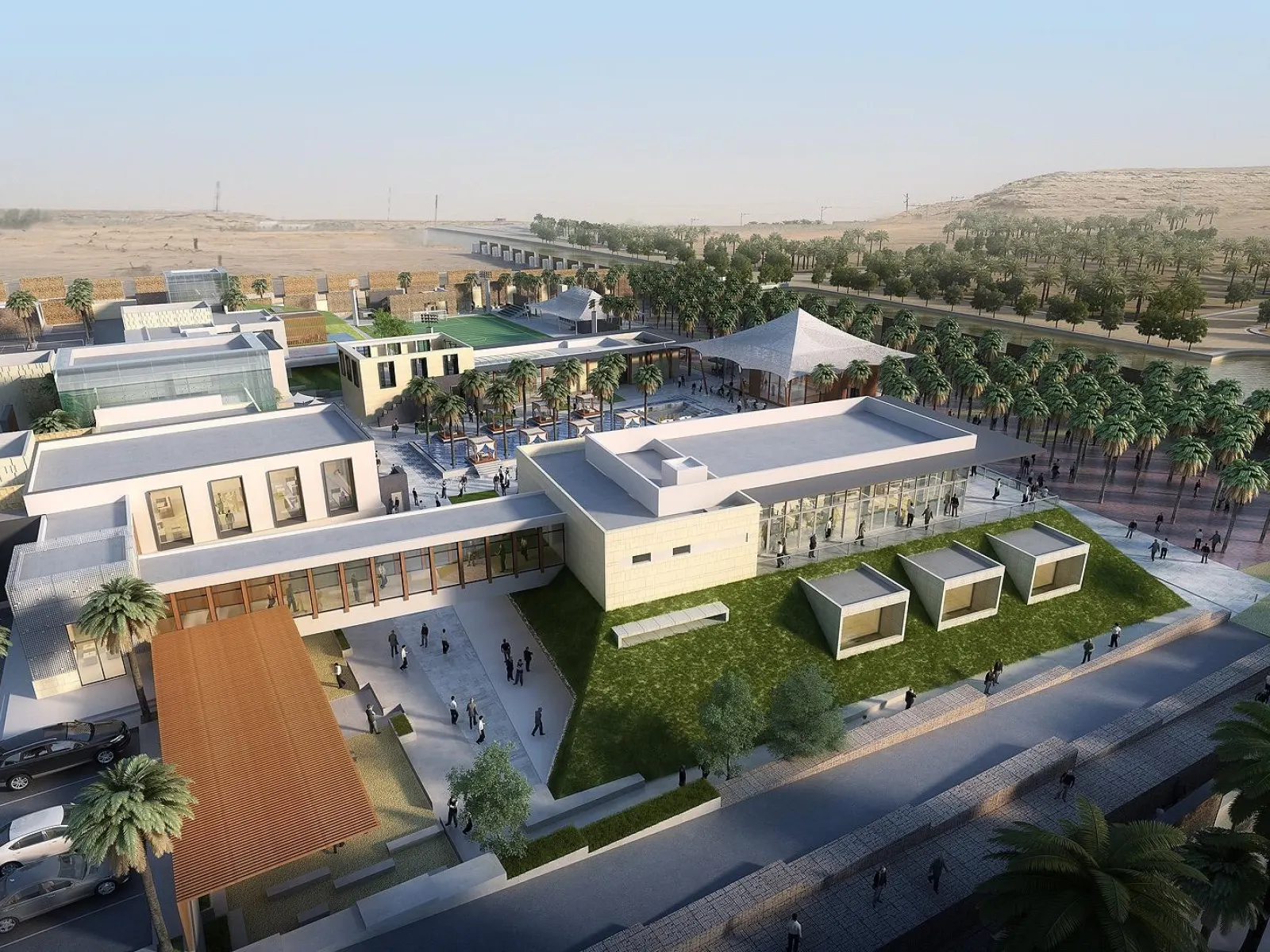Resort Exterior Aerial View - Fawaz Al Rahzi Resort