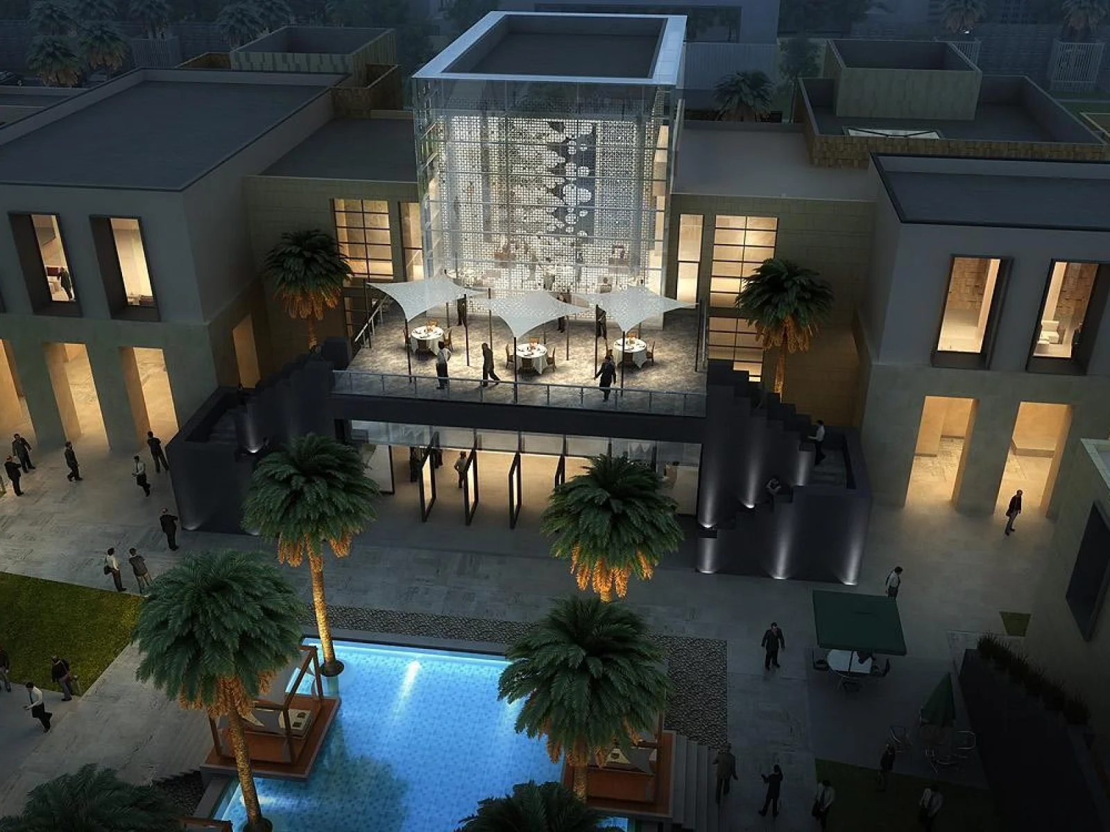 Resort Exterior Aerial View - Fawaz Al Rahzi Resort
