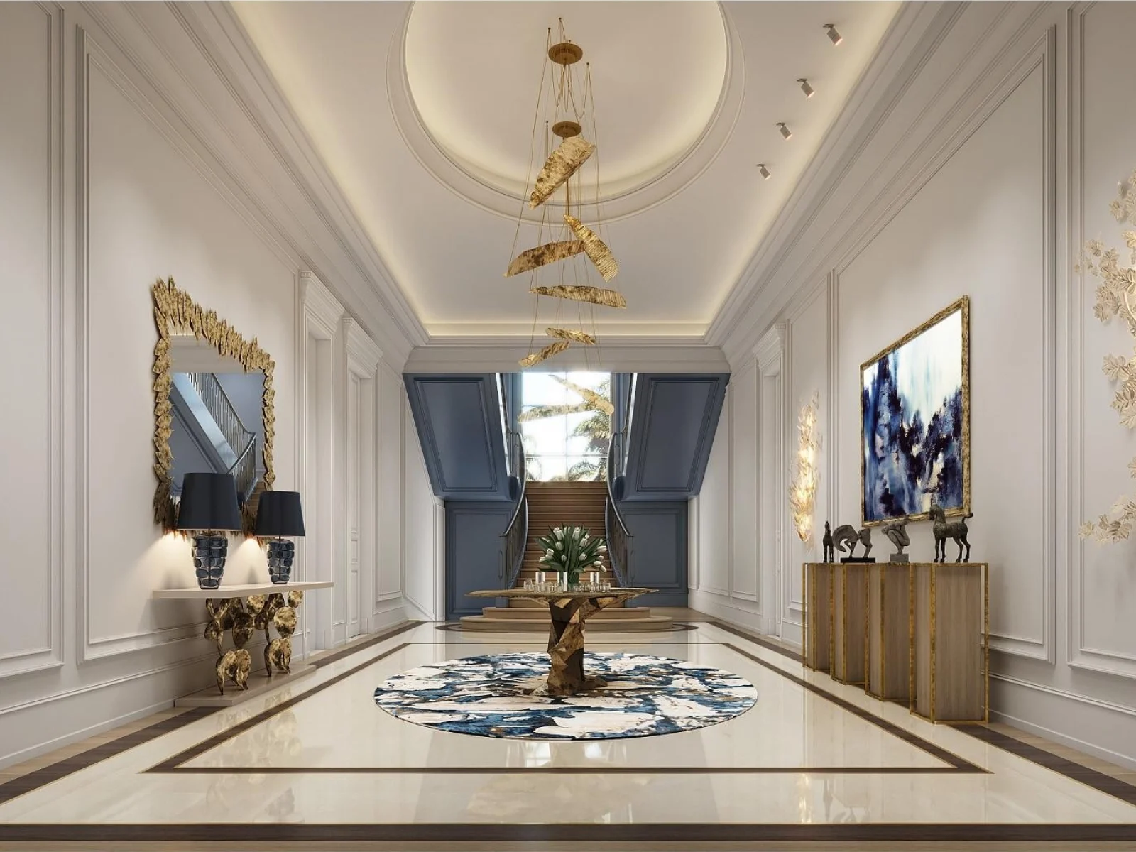 Villa Interior Design - Fawaz Al Rahzi Villa