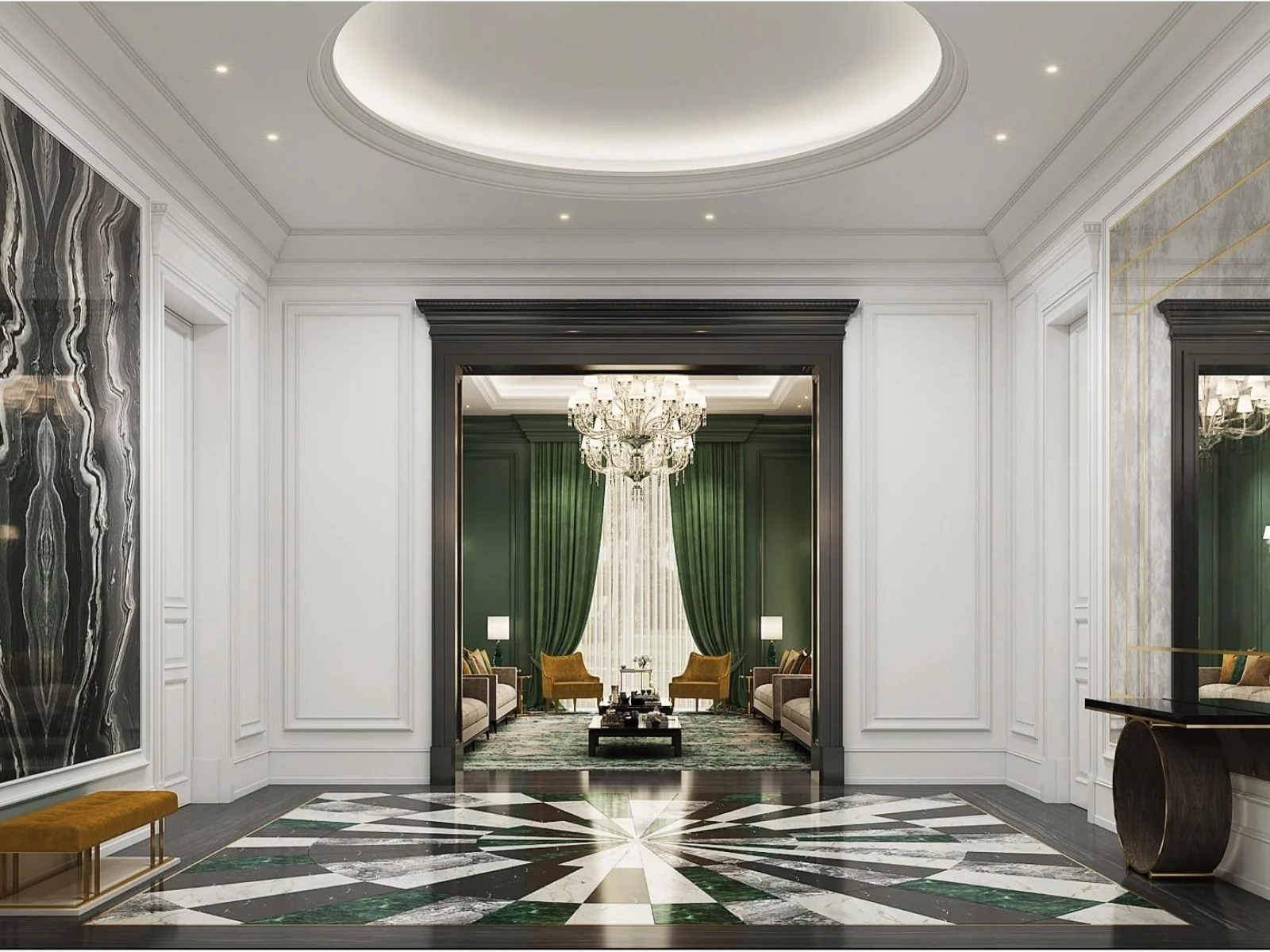 Villa Interior Design - Fawaz Al Rahzi Villa